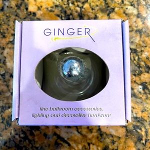 Ginger sheffield chrome robe hook